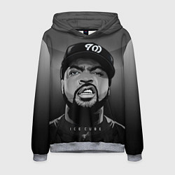 Толстовка-худи мужская Ice Cube: Gangsta, цвет: 3D-меланж