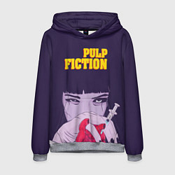 Толстовка-худи мужская Pulp Fiction: Dope Heart, цвет: 3D-меланж