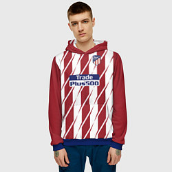 Толстовка-худи мужская Atletico Madrid FC: Form 2018, цвет: 3D-синий — фото 2