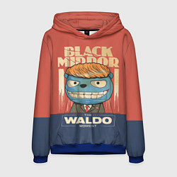 Толстовка-худи мужская Black Mirror: The Waldo, цвет: 3D-синий