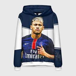Толстовка-худи мужская Neymar: Fly Emirates, цвет: 3D-белый