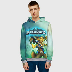 Толстовка-худи мужская Paladins, цвет: 3D-меланж — фото 2