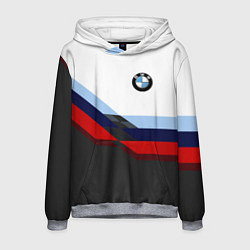 Толстовка-худи мужская BMW M SPORT, цвет: 3D-меланж