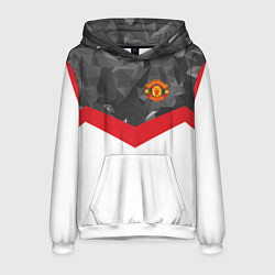 Мужская толстовка Man United FC: Grey Polygons