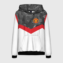 Мужская толстовка Man United FC: Grey Polygons