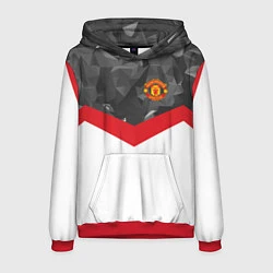 Мужская толстовка Man United FC: Grey Polygons