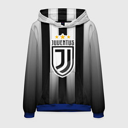 Толстовка-худи мужская Juventus FC: New logo, цвет: 3D-синий