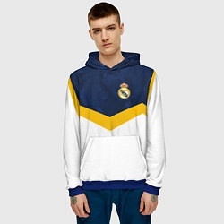 Толстовка-худи мужская Real Madrid FC: Sport, цвет: 3D-синий — фото 2