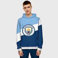 Толстовка-худи мужская FC Manchester City: Colors, цвет: 3D-белый — фото 2