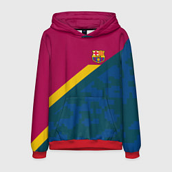 Толстовка-худи мужская Barcelona FC: Sport Camo 2018, цвет: 3D-красный