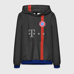 Толстовка-худи мужская Bayern FC: Black 2018, цвет: 3D-синий