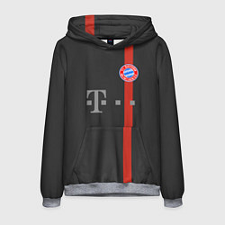 Толстовка-худи мужская Bayern FC: Black 2018, цвет: 3D-меланж