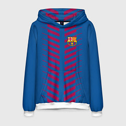 Толстовка-худи мужская FC Barcelona: Creative, цвет: 3D-белый
