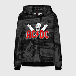 Мужская толстовка AC DC - Homer Simpson