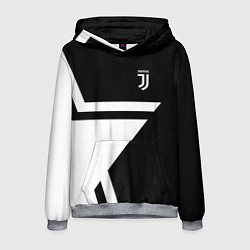 Толстовка-худи мужская FC Juventus: Star, цвет: 3D-меланж