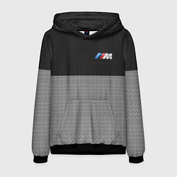 Толстовка-худи мужская BMW 2018 M Sport, цвет: 3D-черный