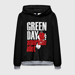 Толстовка-худи мужская Green Day: American Idiot, цвет: 3D-меланж