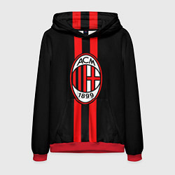 Толстовка-худи мужская AC Milan 1899, цвет: 3D-красный