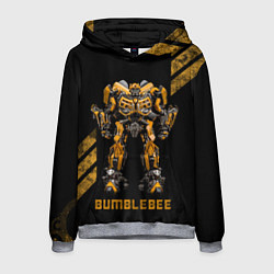 Толстовка-худи мужская Bumblebee Auto, цвет: 3D-меланж