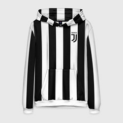 Толстовка-худи мужская FC Juventus, цвет: 3D-белый