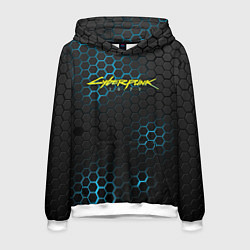 Мужская толстовка Cyberpunk 2077: Blue Carbon
