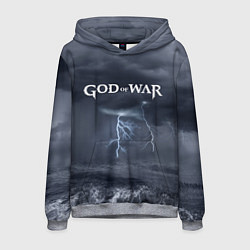 Толстовка-худи мужская God of War: Storm, цвет: 3D-меланж