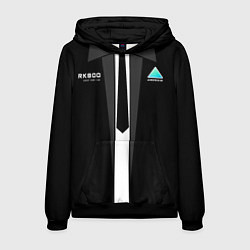Толстовка-худи мужская RK800 Android Black, цвет: 3D-черный