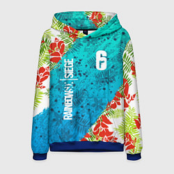 Толстовка-худи мужская Rainbow Six: Sunsplash Pack, цвет: 3D-синий