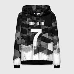 Толстовка-худи мужская CRonaldo 7, цвет: 3D-черный