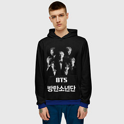 Толстовка-худи мужская BTS Group, цвет: 3D-синий — фото 2