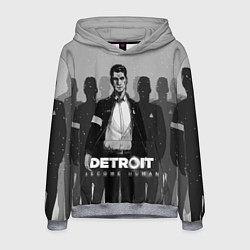 Толстовка-худи мужская Detroit: Become Human, цвет: 3D-меланж