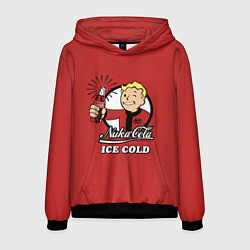 Толстовка-худи мужская Nuka Cola: Ice Cold, цвет: 3D-черный