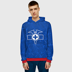Толстовка-худи мужская R6S: Doc, цвет: 3D-красный — фото 2