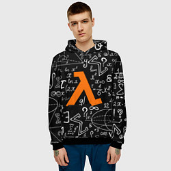 Толстовка-худи мужская HL: Lambda, цвет: 3D-черный — фото 2