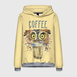 Мужская толстовка Owls like coffee