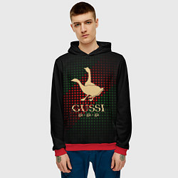 Толстовка-худи мужская GUSSI EQ Style, цвет: 3D-красный — фото 2