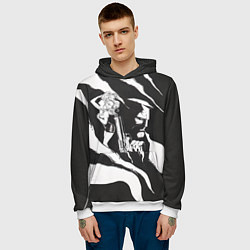 Толстовка-худи мужская Sin City, цвет: 3D-белый — фото 2