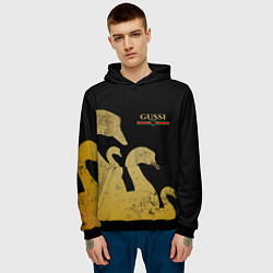 Толстовка-худи мужская GUSSI: Gold Edition, цвет: 3D-черный — фото 2