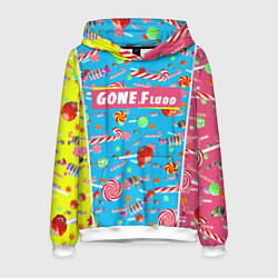 Толстовка-худи мужская GONE Fludd, цвет: 3D-белый