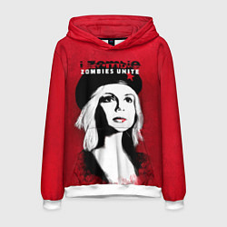 Толстовка-худи мужская Zombies Unite - Оливия Мур, цвет: 3D-белый