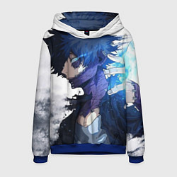 Толстовка-худи мужская Академия героев - Даби, цвет: 3D-синий