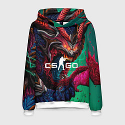 Толстовка-худи мужская CS GO hyper beast skin, цвет: 3D-белый