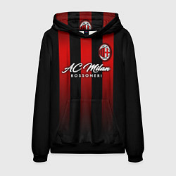 Толстовка-худи мужская AC Milan, цвет: 3D-черный
