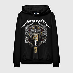 Толстовка-худи мужская Metallica: Hard Metal, цвет: 3D-черный