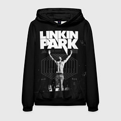 Толстовка-худи мужская Linkin Park, цвет: 3D-черный