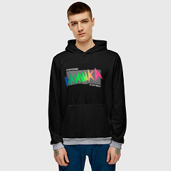 Толстовка-худи мужская Mishka NYC x Tessa Violet, цвет: 3D-меланж — фото 2