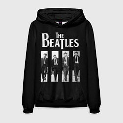Толстовка-худи мужская The Beatles: Black Side, цвет: 3D-черный