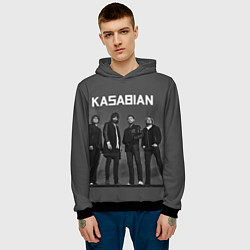 Толстовка-худи мужская Kasabian: Boys Band, цвет: 3D-черный — фото 2