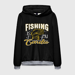 Мужская толстовка Fishing is my Cardio