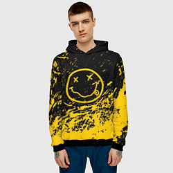 Толстовка-худи мужская NIRVANA, цвет: 3D-черный — фото 2